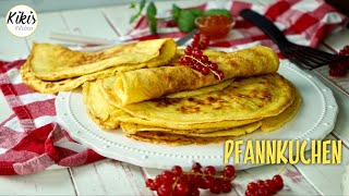 Leckerste Pfannkuchen  zum selber machen  Pfannekuchen Grundrezept [upl. by Armahs281]