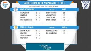 SACA Junior Competitions  U14 Division 1  Finals  Athelstone Blue v Para Hills Gold [upl. by Yreffej]