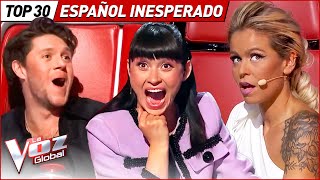 Top 30 Audiciones INESPERADAS en ESPAÑOL en La Voz [upl. by Myke]