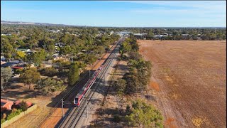 Adelaide Electric Train  Drone Footage [upl. by Fiore691]