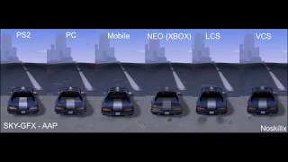 GTA III  SkyGFX Car Reflections Comparison [upl. by Chow]