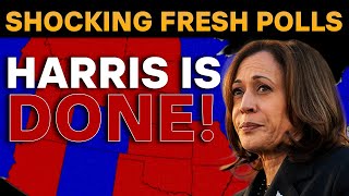 TRUMP CRUSHES HARRIS Shocking New Polls Reveal Harris is DONE in 2024 Race [upl. by Jermyn]