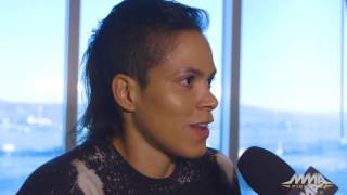 UFC 207 Amanda Nunes On Ronda Rouseys Media Blackout Lack Of Respect [upl. by Morna]