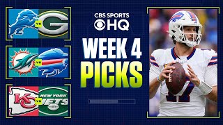 NFL Week 4 Betting Guide EXPERT Picks for EVERY Game  CBS Sports [upl. by Enelrats]