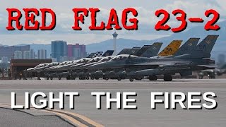 Red Flag 232 Action at Nellis  March 2023 [upl. by Yerahcaz]