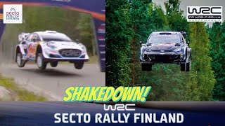 SHAKEDOWN ✅  WRC SECTO Rally Finland 2024 [upl. by Adnama]