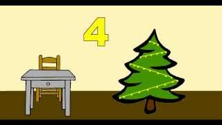 Kleuren leren en tellen peuters kleuters kinderfilmpje kerstboom versieren [upl. by Neale632]