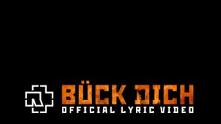 Rammstein  Bück Dich Official Lyric Video [upl. by Liatris259]