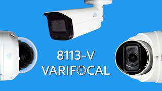 8113V  4K Varifocal Camera with 5x Zoom 15 FPS Tripwire IP67  Infographic [upl. by Obie]