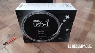 Tornamesa Music Hall USB1 · Unboxing [upl. by Anires243]