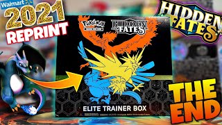 Opening The Last 2021 Reprint Hidden Fates Elite Trainer Box Huge Pulls Inside🔥 [upl. by Ken859]