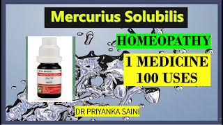 Merc Sol – Homeopathic Medicine 1 medicine 100 uses ulcers tonsillitis drpriyankashomeopathy [upl. by Christos]