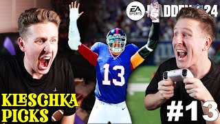 KLESCHKA PICKS amp MADDEN SUPER COMBO VIDEO  Madden 24  Superstar 13 [upl. by Nitnerb]