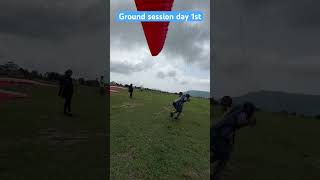 Learn basic paragliding course in Bir shortvideo trending travel subscribe viralvideo virel [upl. by Yenmor]