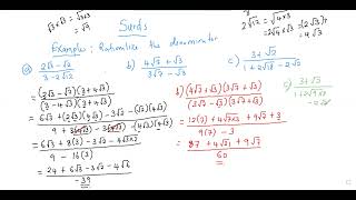 Surds and Complex numbers Rationalize and Conjugate [upl. by Amis]