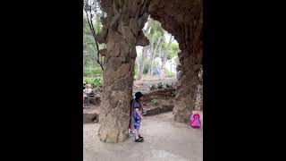 Amazing Park Guell in barcelona viralvideo fyp gaudi architecture part3 [upl. by Esmaria12]