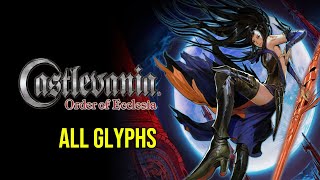 Castlevania Order of Ecclesia All Glyphs  Vault of Powers 6 [upl. by Sillyhp]