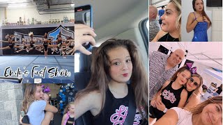 EMILYS FIRST CHEER SHOWCASE  EMOTIONAL DAY  VLOG1474 [upl. by Udale]