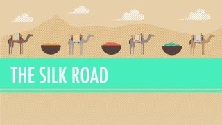 The Silk Road and Ancient Trade Crash Course World History 9 [upl. by Niwrehs668]