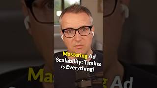 Mastering Ad Scalability Timing is Everything ecommerce ecommercebusiness ecommercetips [upl. by Enyal563]