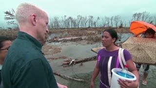 Storm Chaser Battles Hurricane Irma’s Powerful Winds  NBC News [upl. by Koenraad]