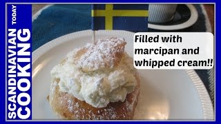 Semla  How To Make Swedish Semlor Buns  Fastlagsbulle [upl. by Boyt701]