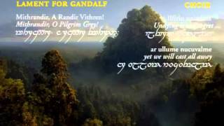 Lament for Gandalf [upl. by Pirozzo]