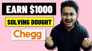 Become Chegg Expert India Earn Money For Free In 2024 Solving Dought Online Work From Home Jobs [upl. by Elicul120]