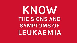 Signs and symptoms of leukaemia [upl. by Ylak]