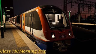 Class 710 TFL Timetable Train Sim World 5 PS5 [upl. by Mccord]