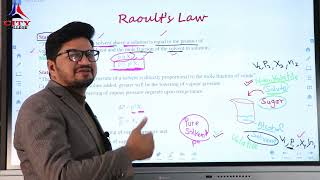 Ch09 Lec4 Chem 1st Raoults Law when one component is volatile Chem by Atif [upl. by Reinert]