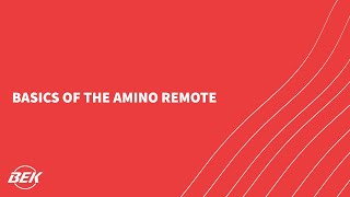 Basics of the Amino Remote [upl. by Aileda322]