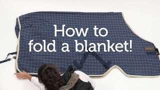 How to fold a blanket [upl. by Warthman443]