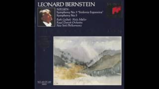 Bernstein  Nielsen Symphony No 4 op 29 quotThe Inextinguishablequot [upl. by Adnovahs]