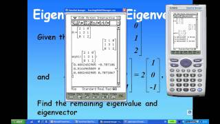 Eigenvector of a matrix example2mp4 [upl. by Anolahs]