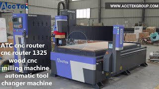 ACCTEK AKM1325C ATC woodworking machine [upl. by Lehctim923]