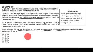 Questão 12 processo seletivo integrado IFSC 20231 Prova de Matemática [upl. by Haakon177]