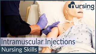 Intramuscular Injection Techniques Nursing Skills [upl. by Avik]