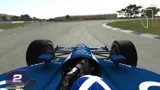 rFactor 2  IndyCar 2010 Chip Ganassi 10  Sebring International Raceway [upl. by Ayo]