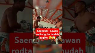 Rodtang vs legend muaythai Saenchai 😯😱 boxing boxingskill fight mma bangghalyh [upl. by Pooi]