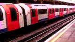 Central Line trains depart from Newbury Park [upl. by Ludie]