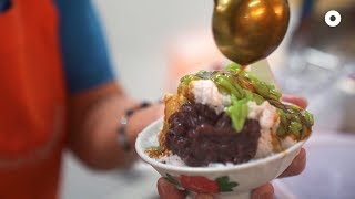 Chendol From Scratch  Old Amoy Chendol [upl. by Nnayllas]