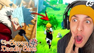 QUE ANIMAÇÃO ÉPICA REAGINDO AOS TRAILERS DOS GAMES DE NANATSU NO TAIZAI  React Seven Deadly Sins [upl. by Sheeree]