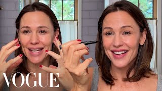 Jennifer Garner’s quotQuick as Possiblequot Beauty Routine  Beauty Secrets  Vogue [upl. by Philipa455]