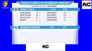 SubiacoFloreat v RockinghamMandurah [upl. by Isewk]