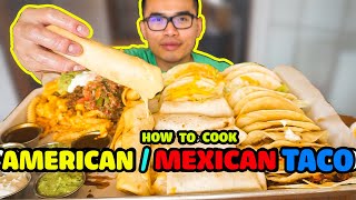 How to cook AMERICAN  MEXICAN TACOS [upl. by Ruthe]