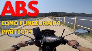 TESTE E PRIMEIRAS IMPRESSÕES DOS FREIOS ABS DA NMAX160 FALANDO NA PRÁTICA COMO FUNCIONA [upl. by Anaeli]