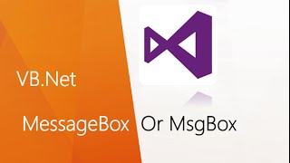 VBNet MessageBox or MsgBox Complete Tutorial [upl. by Noyrb]