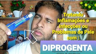 Tratando Piercing Inflamado  Granuloma e Etc com DIPROGENTA  piercingantibioticodiprogenta [upl. by Ejroj]