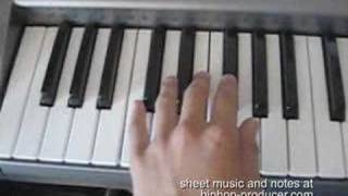 50 cent  Candy Shop Piano Tutorial [upl. by Premer]